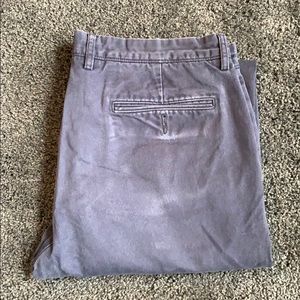 Navy Blue J.Crew broken in chinos. Slim. 34x32